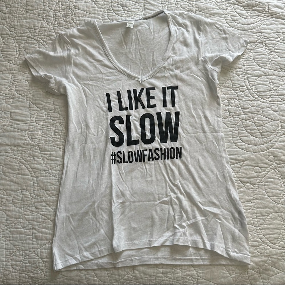 Slow Fashion Alternative Apparel T Shirt size L